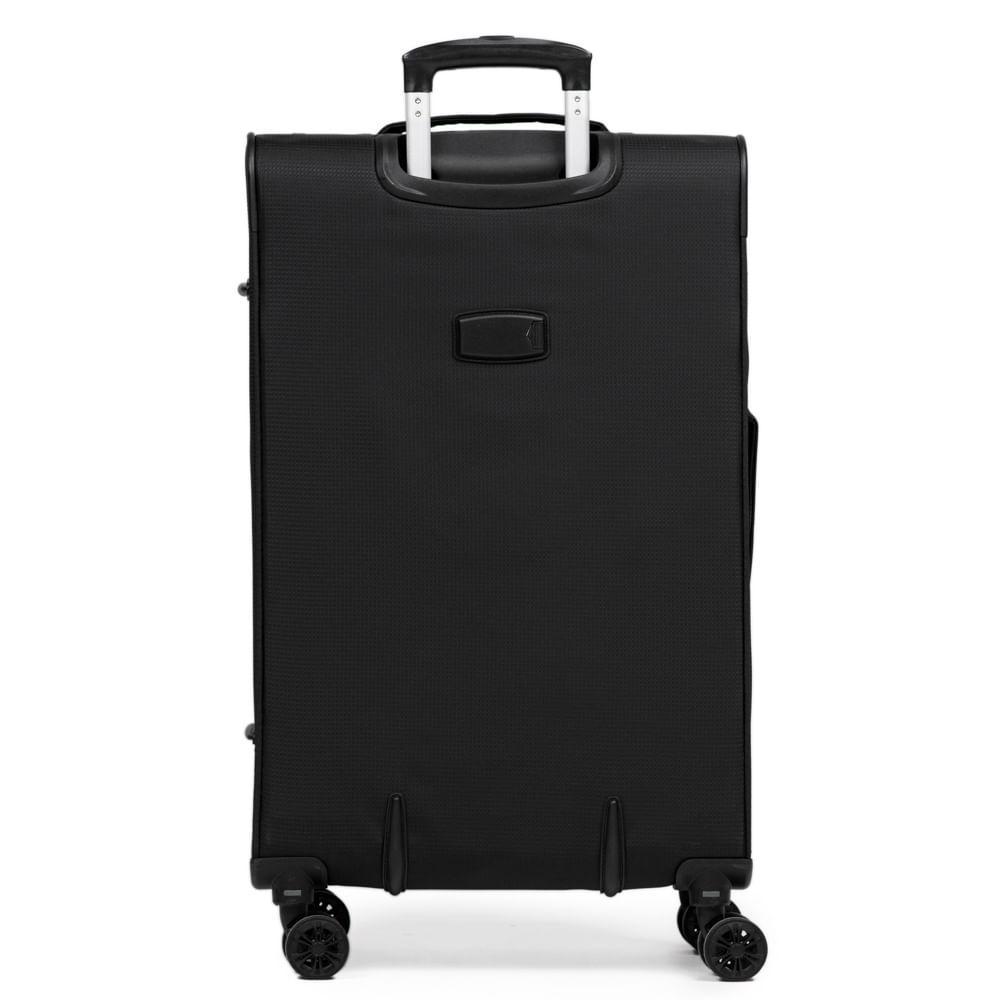 Mala Média Poliéster 4 Rodas Swiss One Verbier II Preto - 2