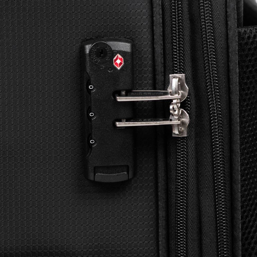 Mala Média Poliéster 4 Rodas Swiss One Verbier II Preto - 4