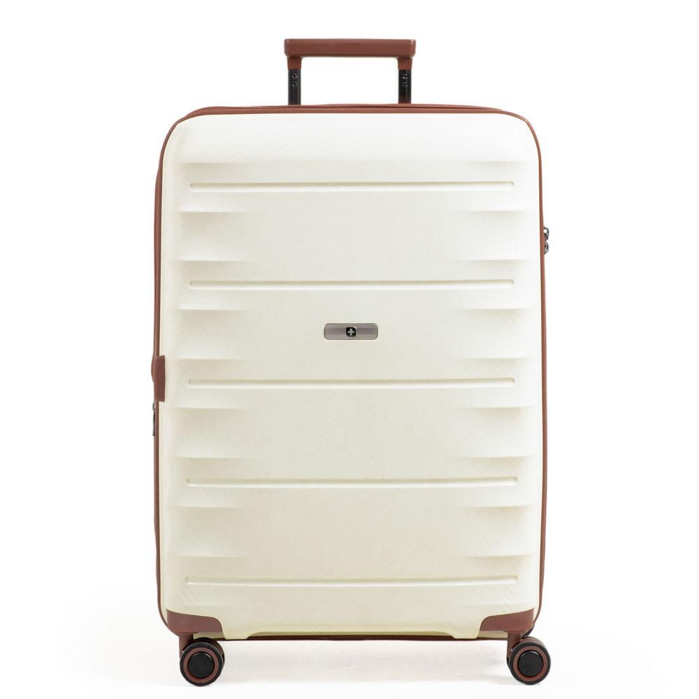 Mala Média Polipropileno 4 Rodas Suissewin Genebra II Branca - 1