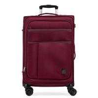 Mala Média Poliéster 4 Rodas Lyon Vinho - 1