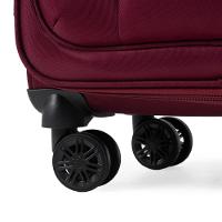 Mala Média Poliéster 4 Rodas Lyon Vinho - 2