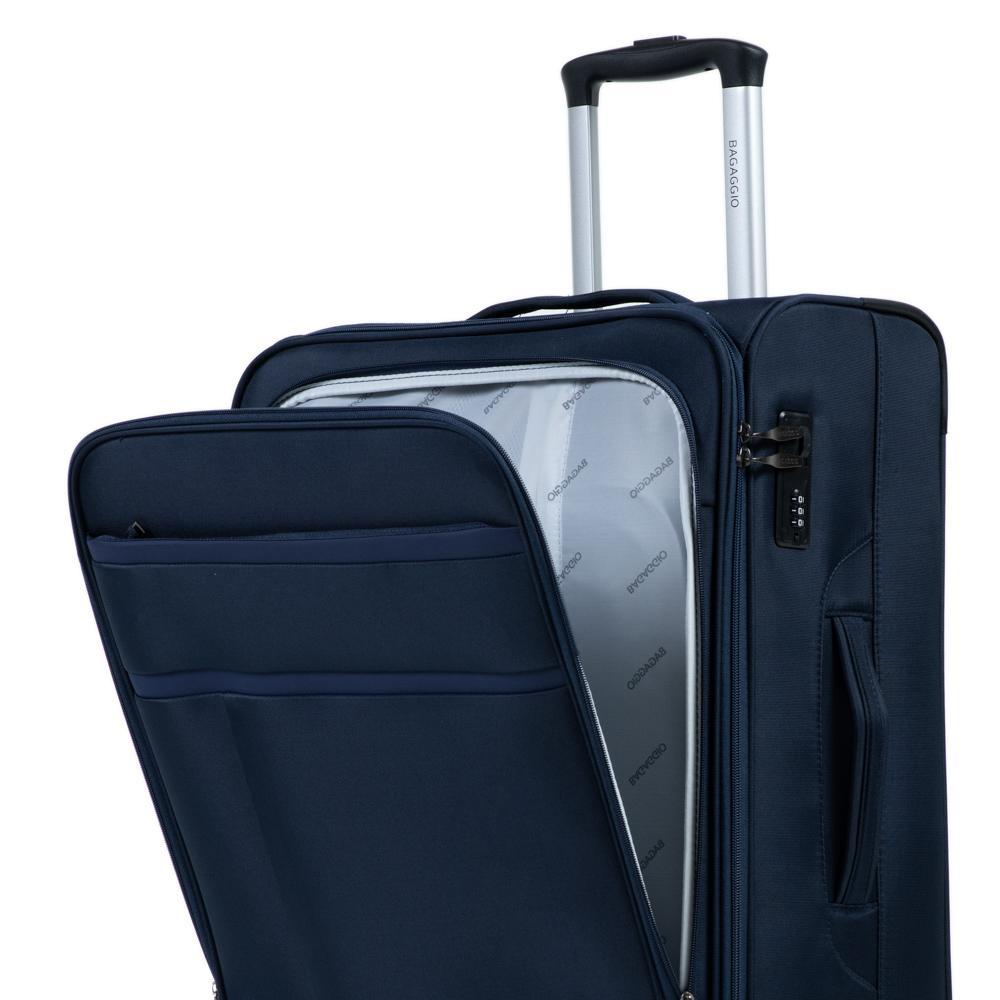 Mala Média Poliéster 4 Rodas Lyon Azul Escuro - 7