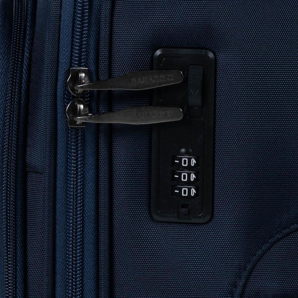 Mala Média Poliéster 4 Rodas Lyon Azul Escuro - 8