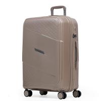 Mala Média de Polipropileno 4 Rodas Seul Bege - 2