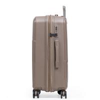 Mala Média de Polipropileno 4 Rodas Seul Bege - 3