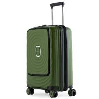 Mala Pequena Polipropileno 4 Rodas New York Verde - 2