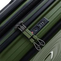 Mala Pequena Polipropileno 4 Rodas New York Verde - 8