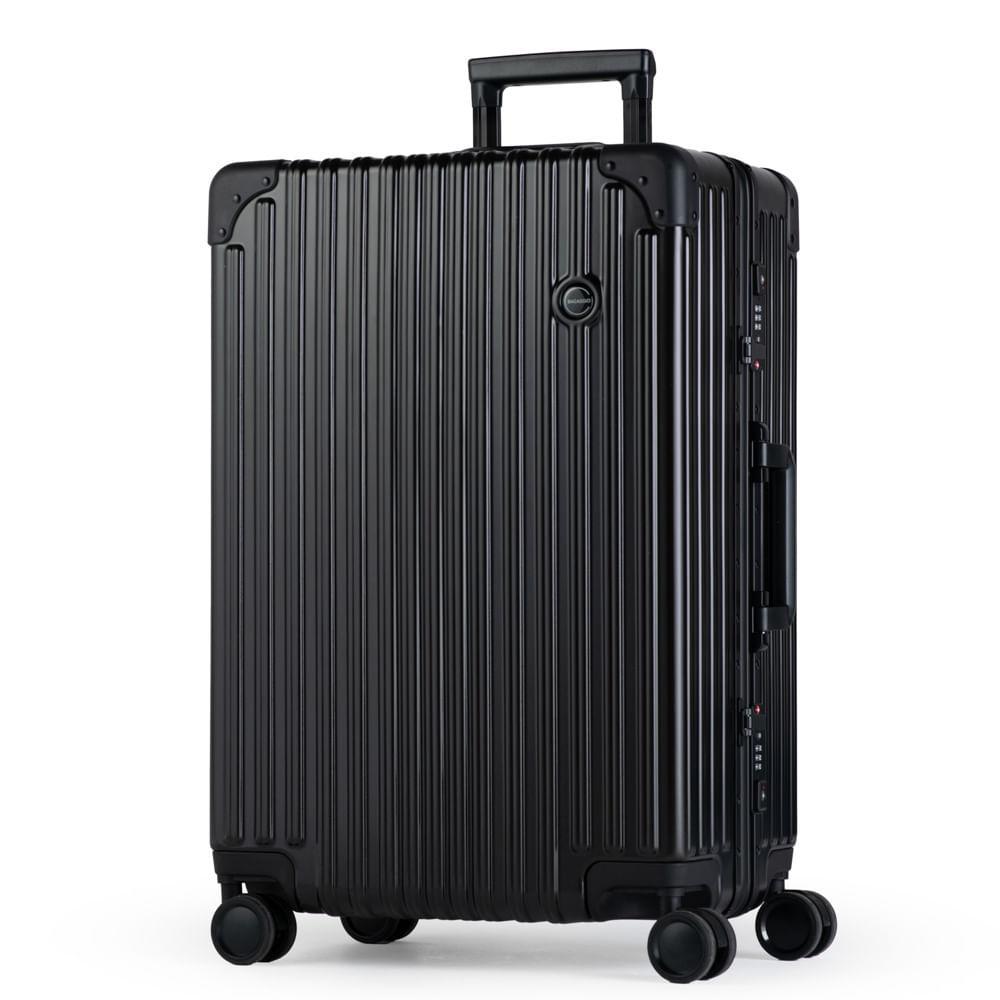 Mala Média de Policarbonato 4 Rodas Kyoto II Preta - 2