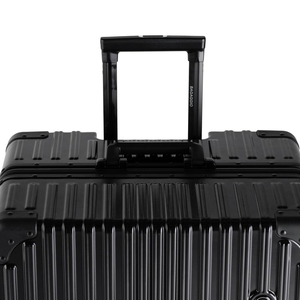 Mala Média de Policarbonato 4 Rodas Kyoto II Preta - 6