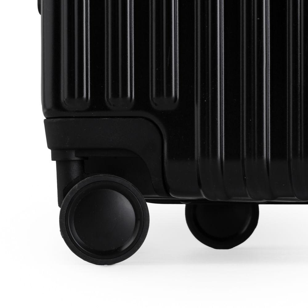 Mala Média de Policarbonato 4 Rodas Kyoto II Preta - 8