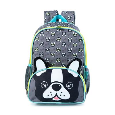 Mochila Infantil Pets Pug Cinza