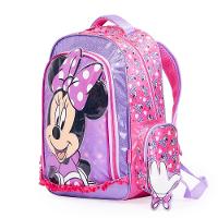 Mochila Escolar Feminina Disney Minnie II Rosa - 2