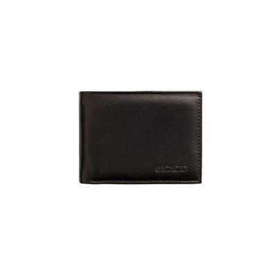 Carteira Masculina em Couro Relax com Porta Documentos Preto
