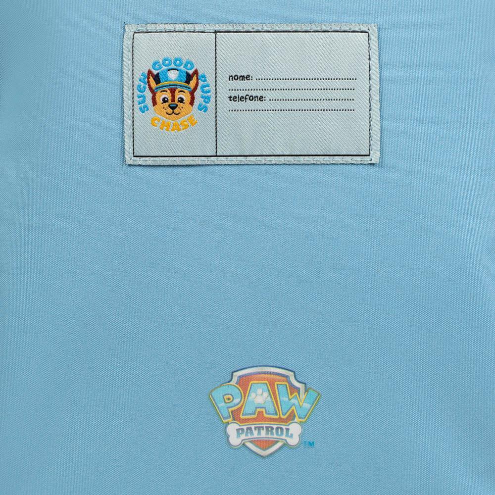 Mochila Escolar Masculina Infantil Patrulha Canina Chase Azul - 8