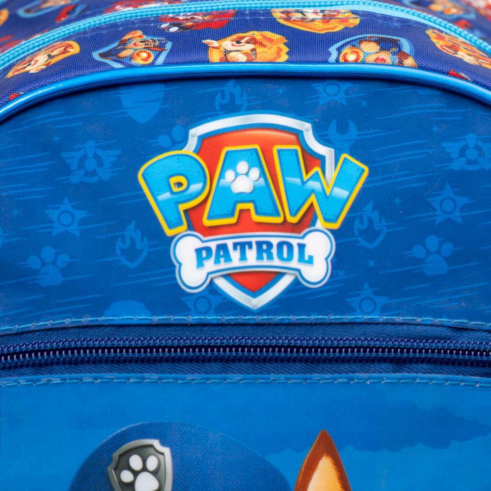 Mochila de Rodinha Infantil Masculina Patrulha Canina Chase e Equipe Azul - 5