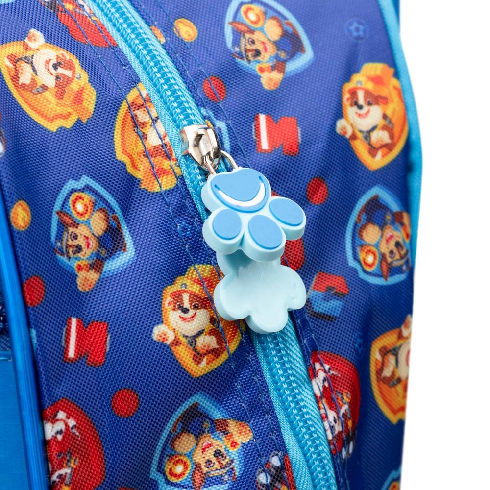 Mochila de Rodinha Infantil Masculina Patrulha Canina Chase e Equipe Azul - 6