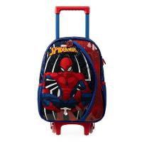 Mochila de Rodinha Infantil Masculina Homem Aranha Azul - 1