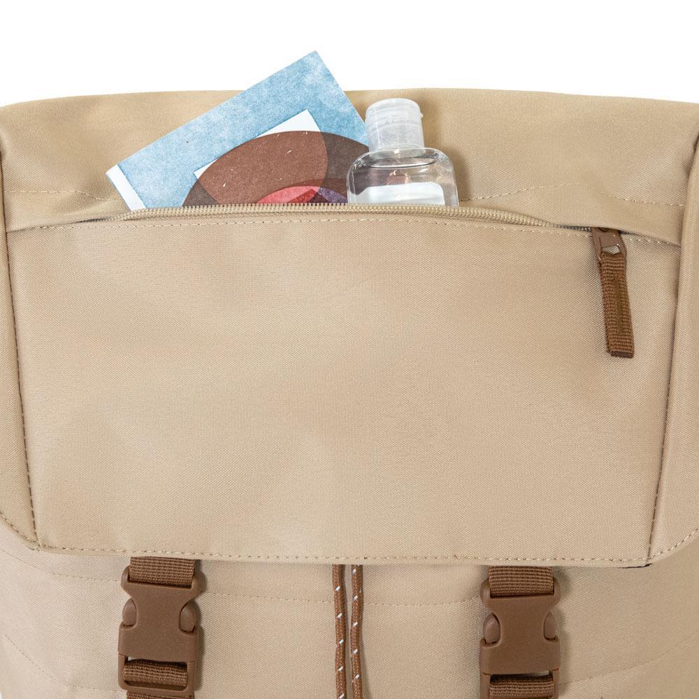 Mochila Casual Atlanta Bege - 7