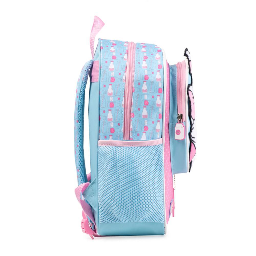 Mochila Escolar Feminina Marie Baby Rosa Claro - 3