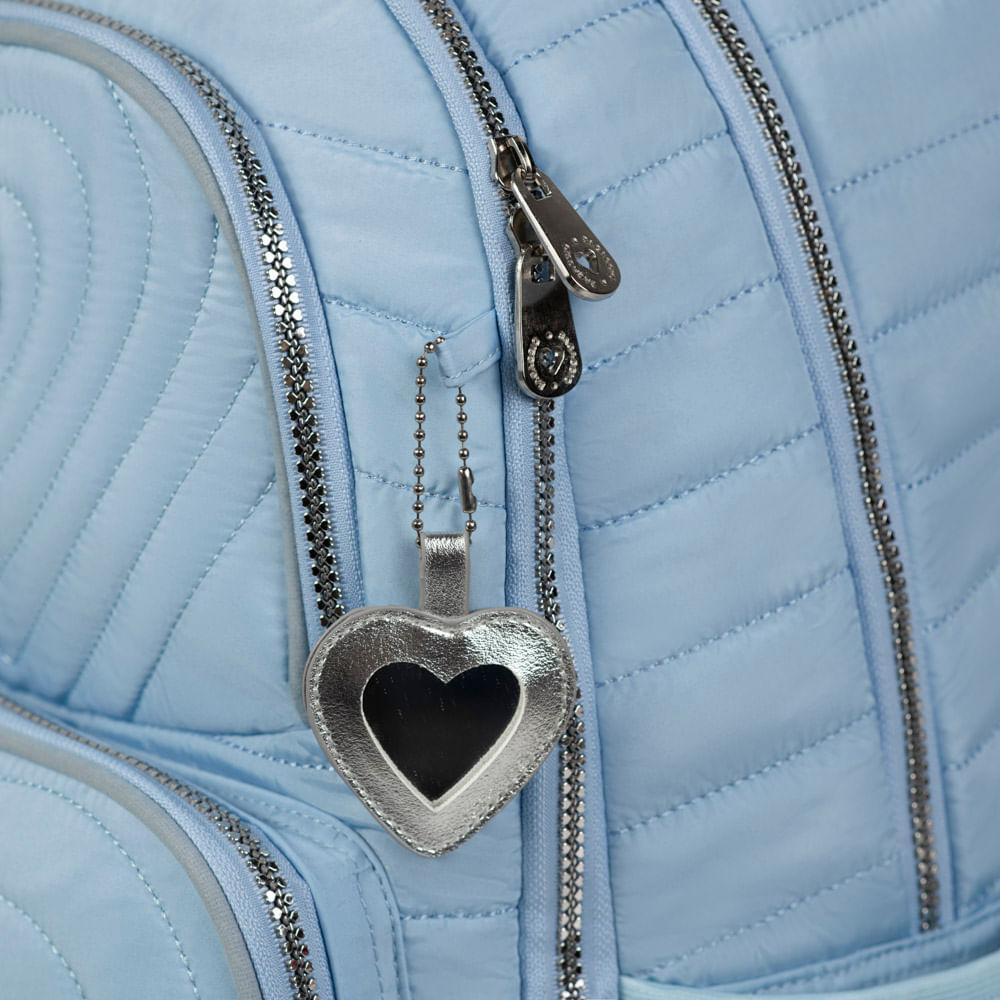 Mochila Escolar Feminina Juvenil BG Girl Azul - 6