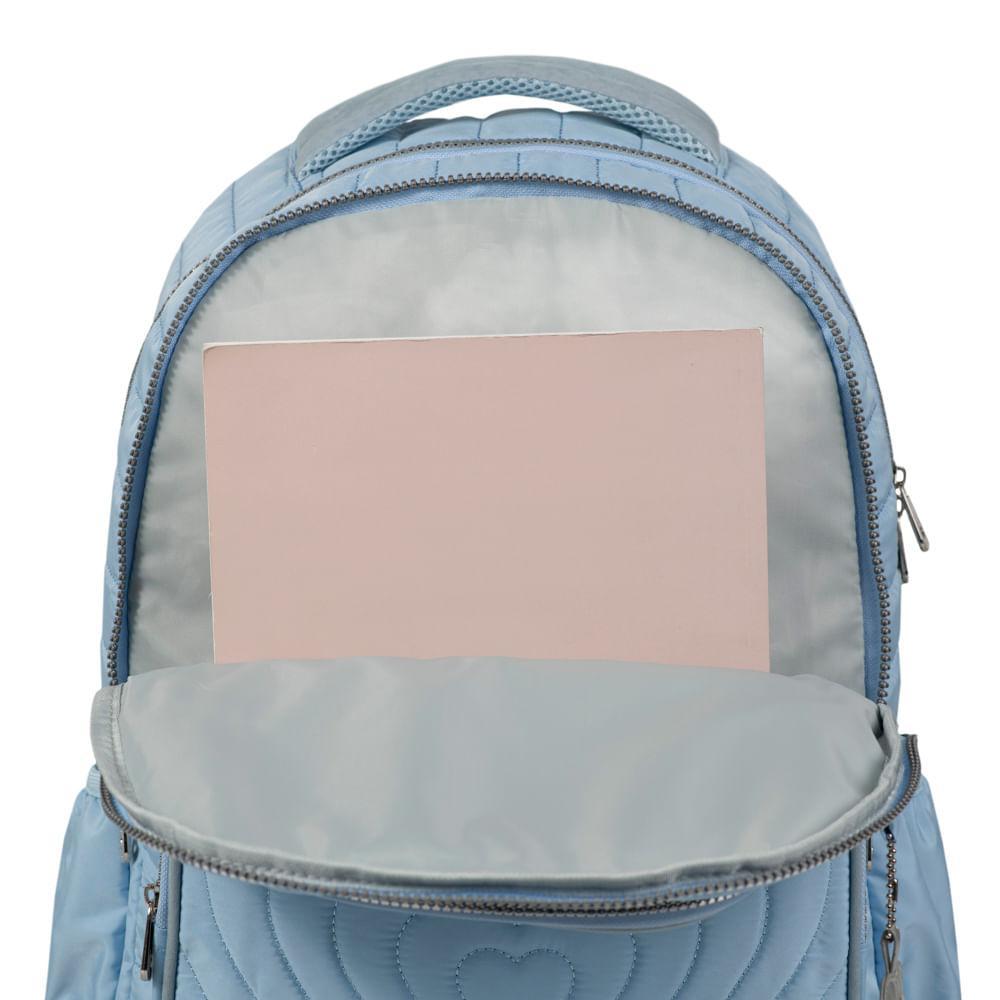 Mochila Escolar Feminina Juvenil BG Girl Azul - 10