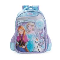 Mochila Escolar Feminina Infantil Frozen Azul Claro - 1