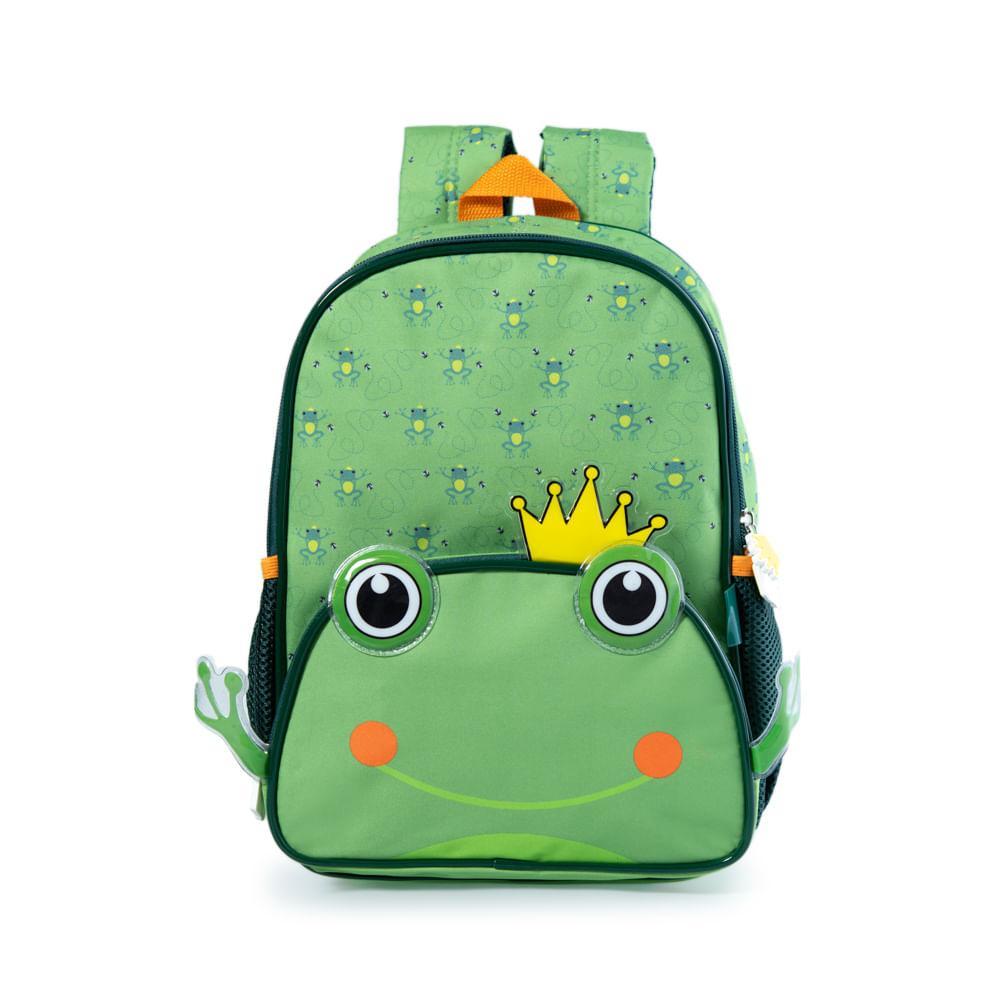 Mochila Infantil Pets Sapo Verde - 1