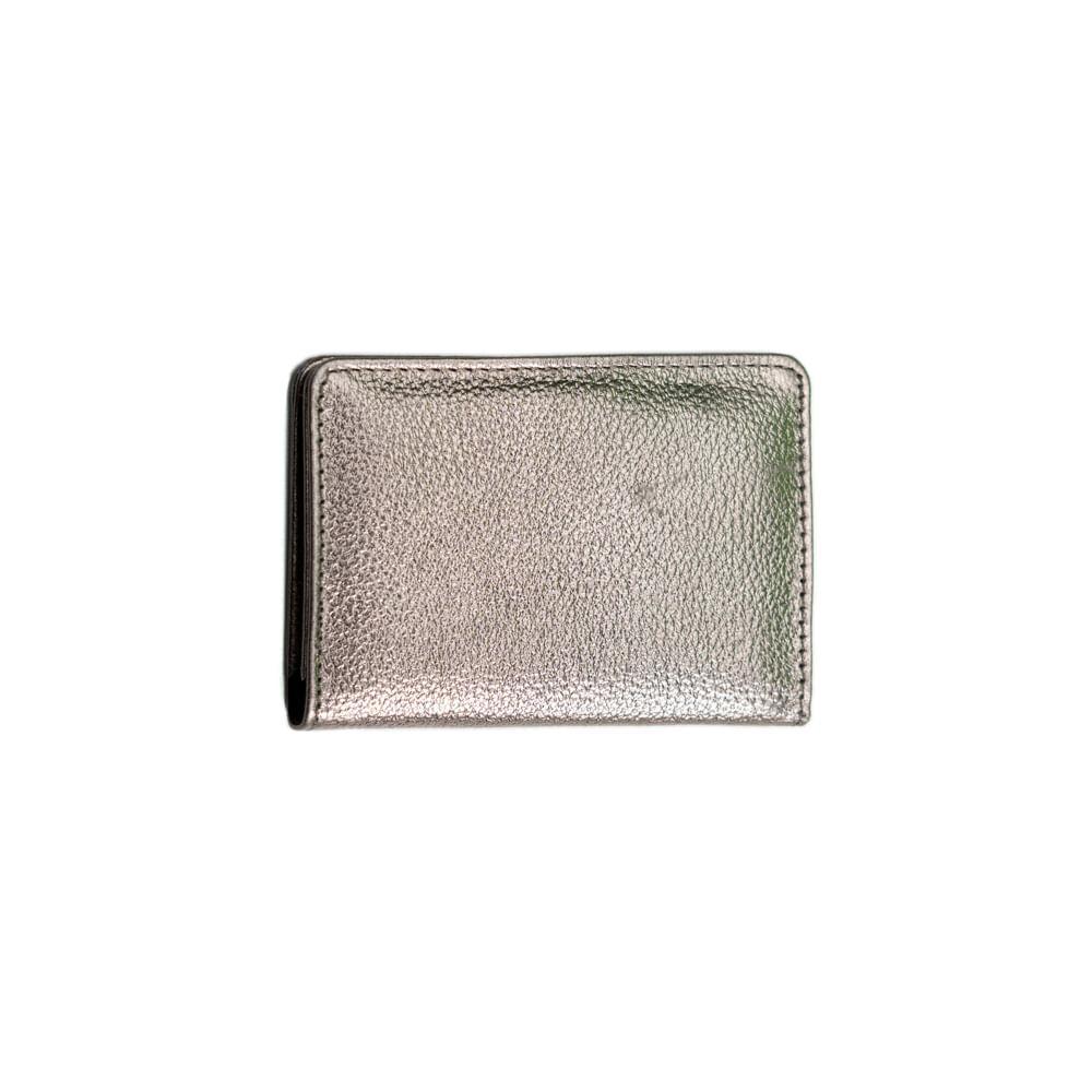 Carteira Feminina  de Couro RFID Slim Basic Onix - 3