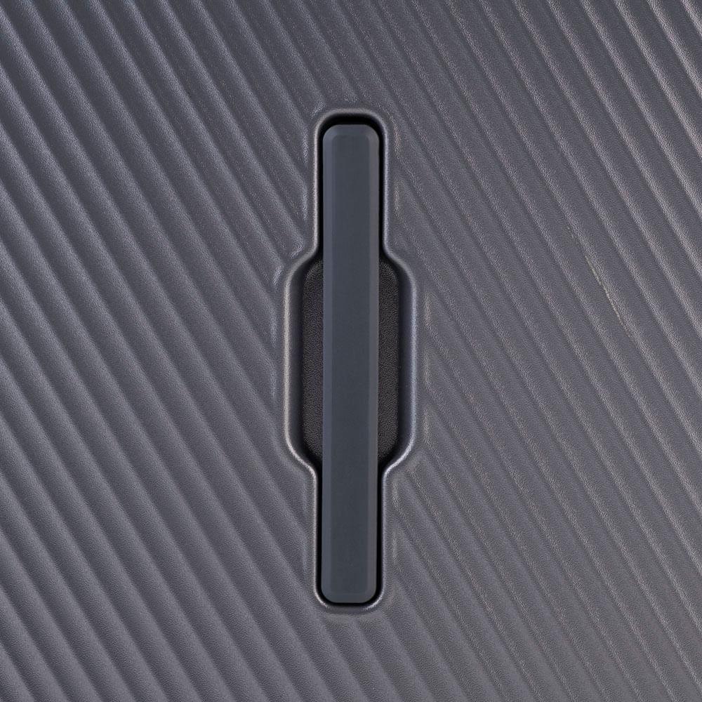 Mala de Viagem Grande 32 Kg Policarbonato 4 Rodas Bahamas Trunk Cinza Escuro - 6