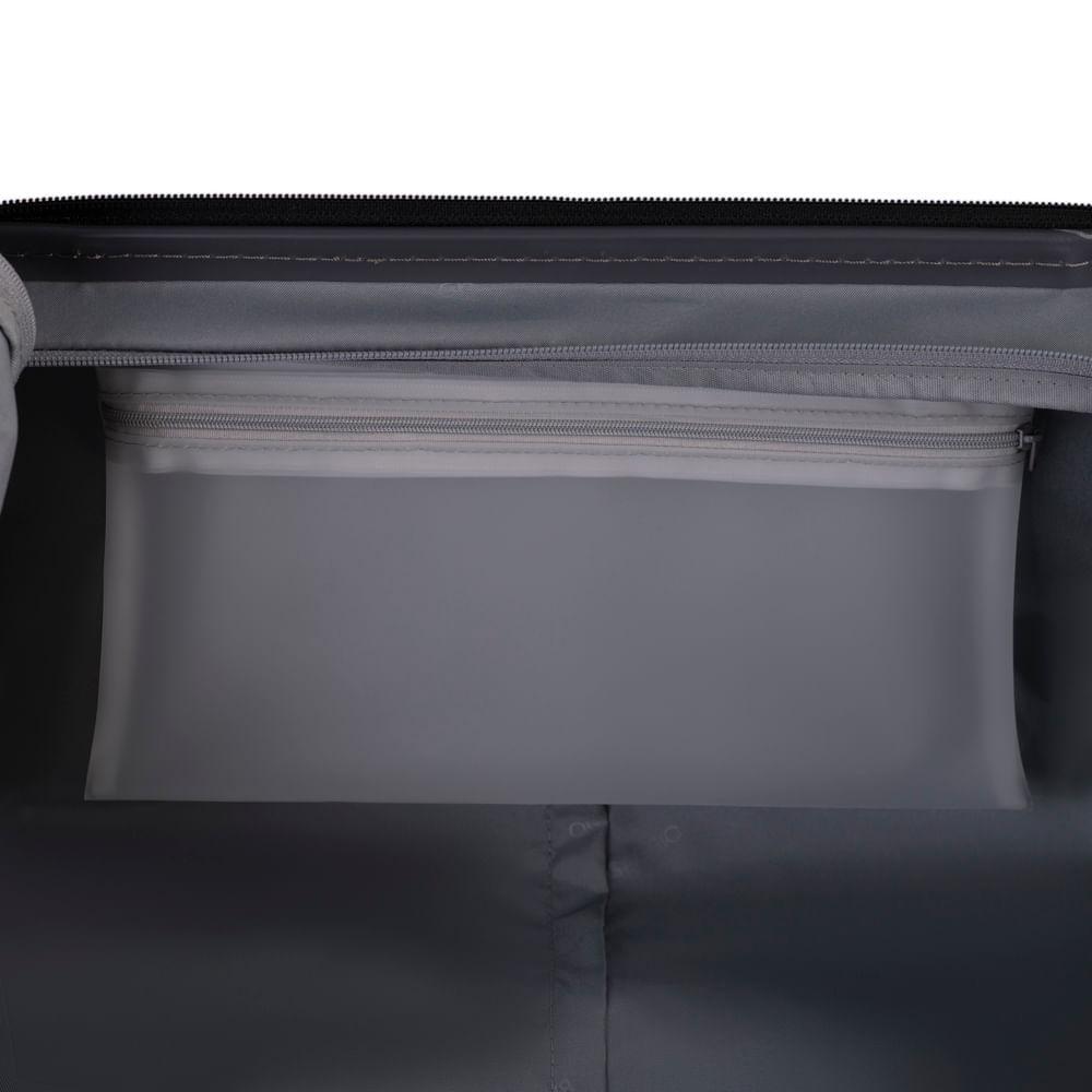 Mala de Viagem Grande 32 Kg Policarbonato 4 Rodas Bahamas Trunk Cinza Escuro - 9