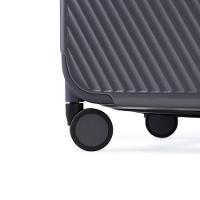 Mala de Viagem Grande 32 Kg Policarbonato 4 Rodas Bahamas Trunk Cinza Escuro - 8