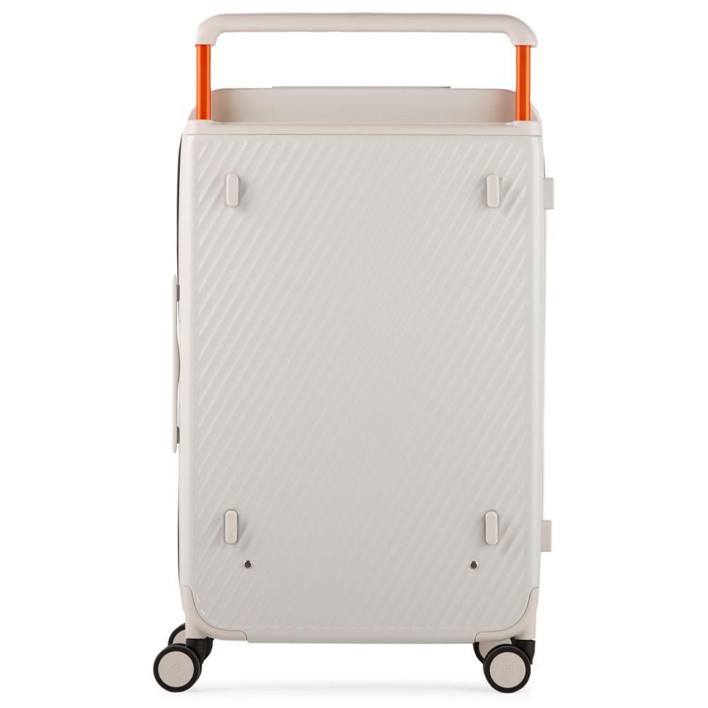 Mala de Viagem Grande Policarbonato 4 Rodas Bahamas Trunk Branca - 2