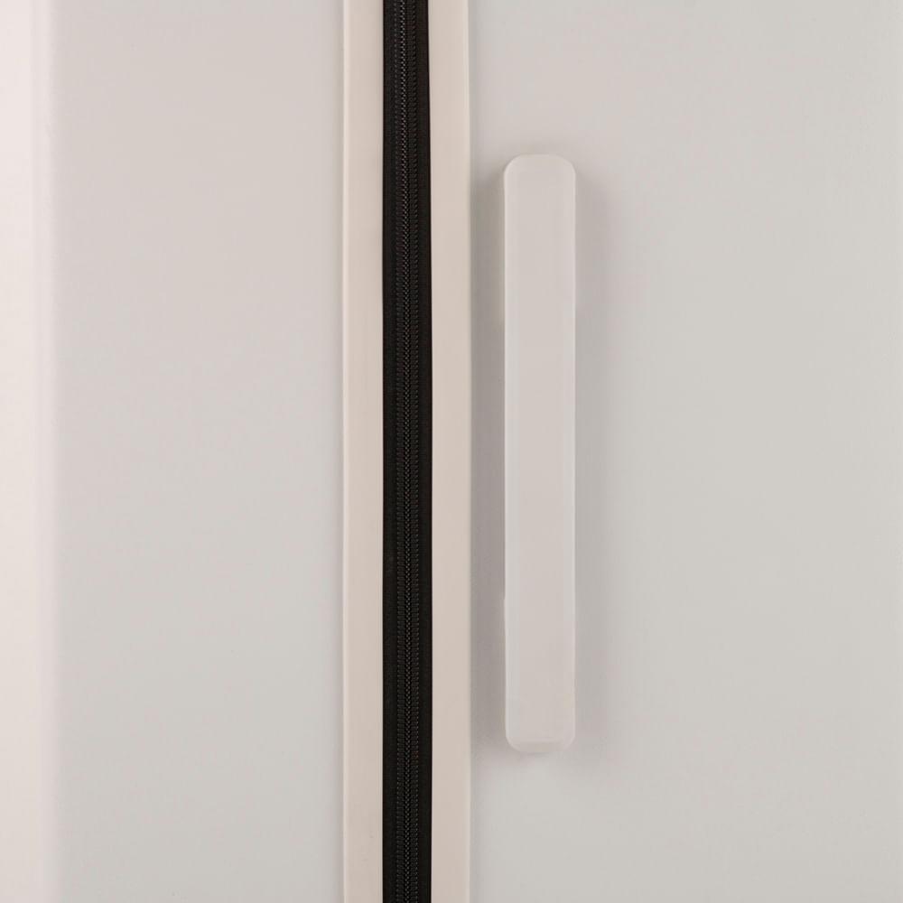 Mala de Viagem Grande Policarbonato 4 Rodas Bahamas Trunk Branca - 6