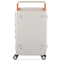 Mala de Viagem Grande Policarbonato 4 Rodas Bahamas Trunk Branca - 2