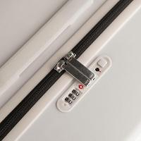 Mala de Viagem Grande Policarbonato 4 Rodas Bahamas Trunk Branca