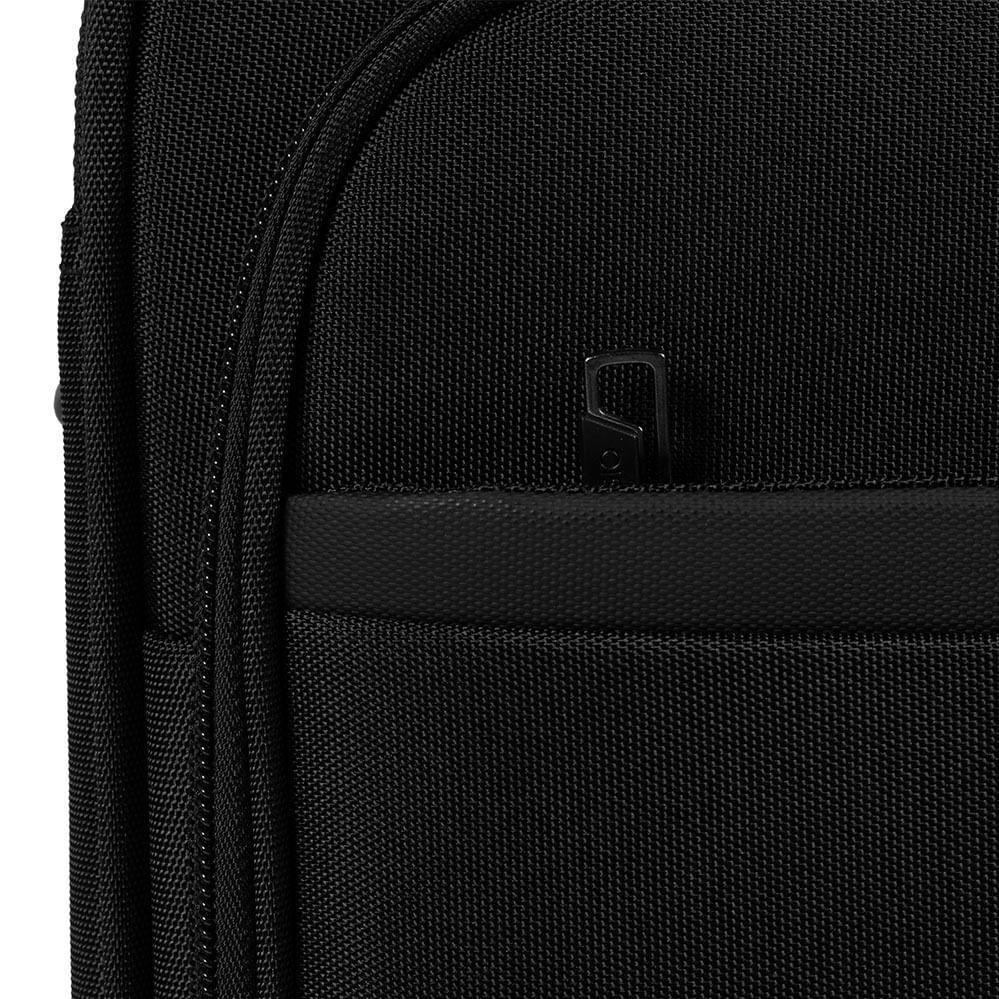 Mala Média Poliéster 4 Rodas Lyon Preta - 7