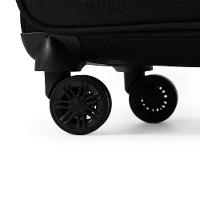 Mala Média Poliéster 4 Rodas Lyon Preta - 8