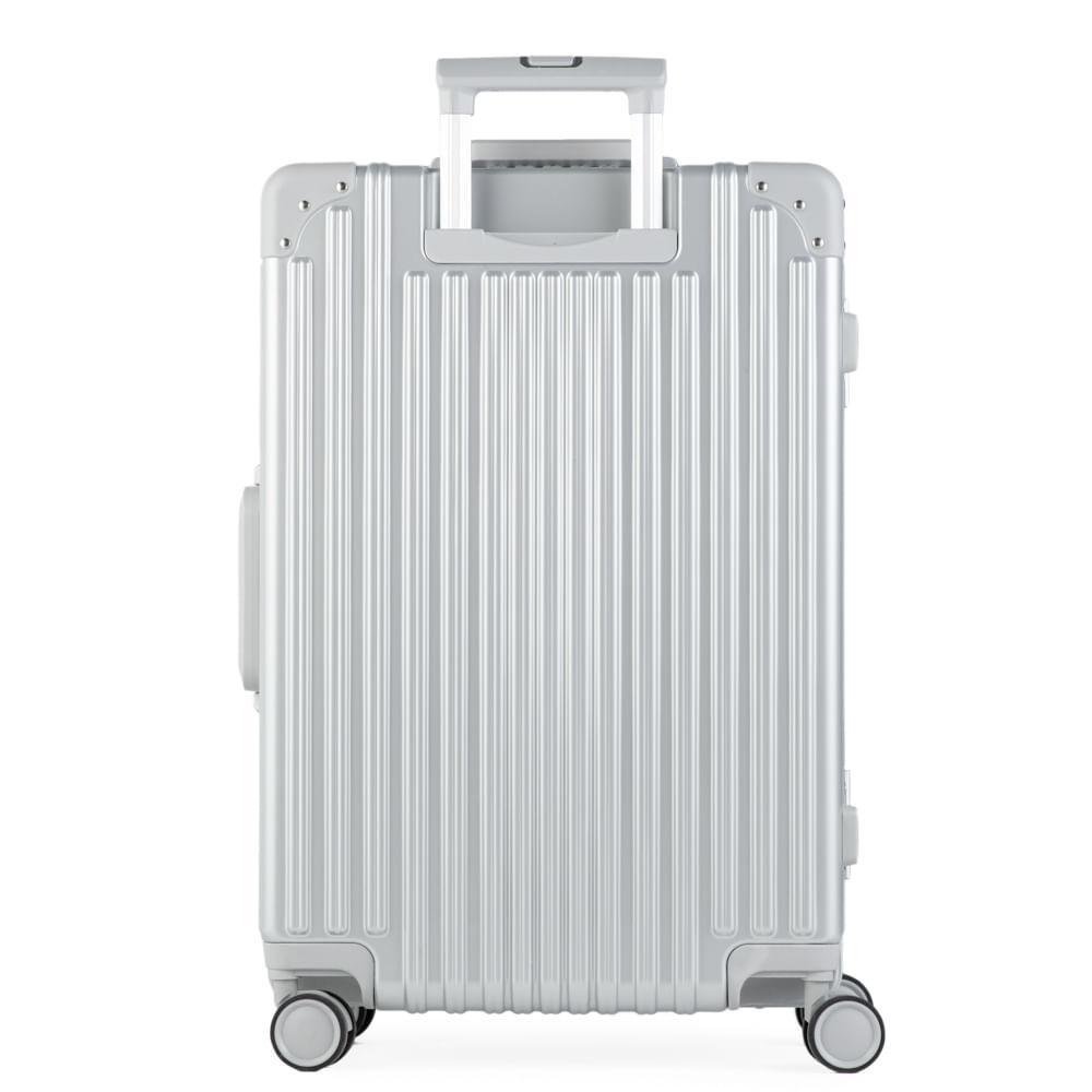 Mala Média de Policarbonato 4 Rodas Kyoto II Prata - 4