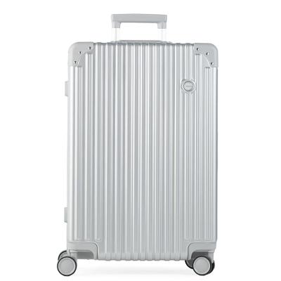 Mala Média de Policarbonato 4 Rodas Kyoto II Prata