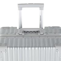 Mala Média de Policarbonato 4 Rodas Kyoto II Prata - 6