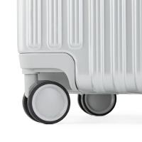 Mala Média de Policarbonato 4 Rodas Kyoto II Prata - 8