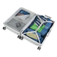 Mala Média de Policarbonato 4 Rodas Kyoto II Prata - 10