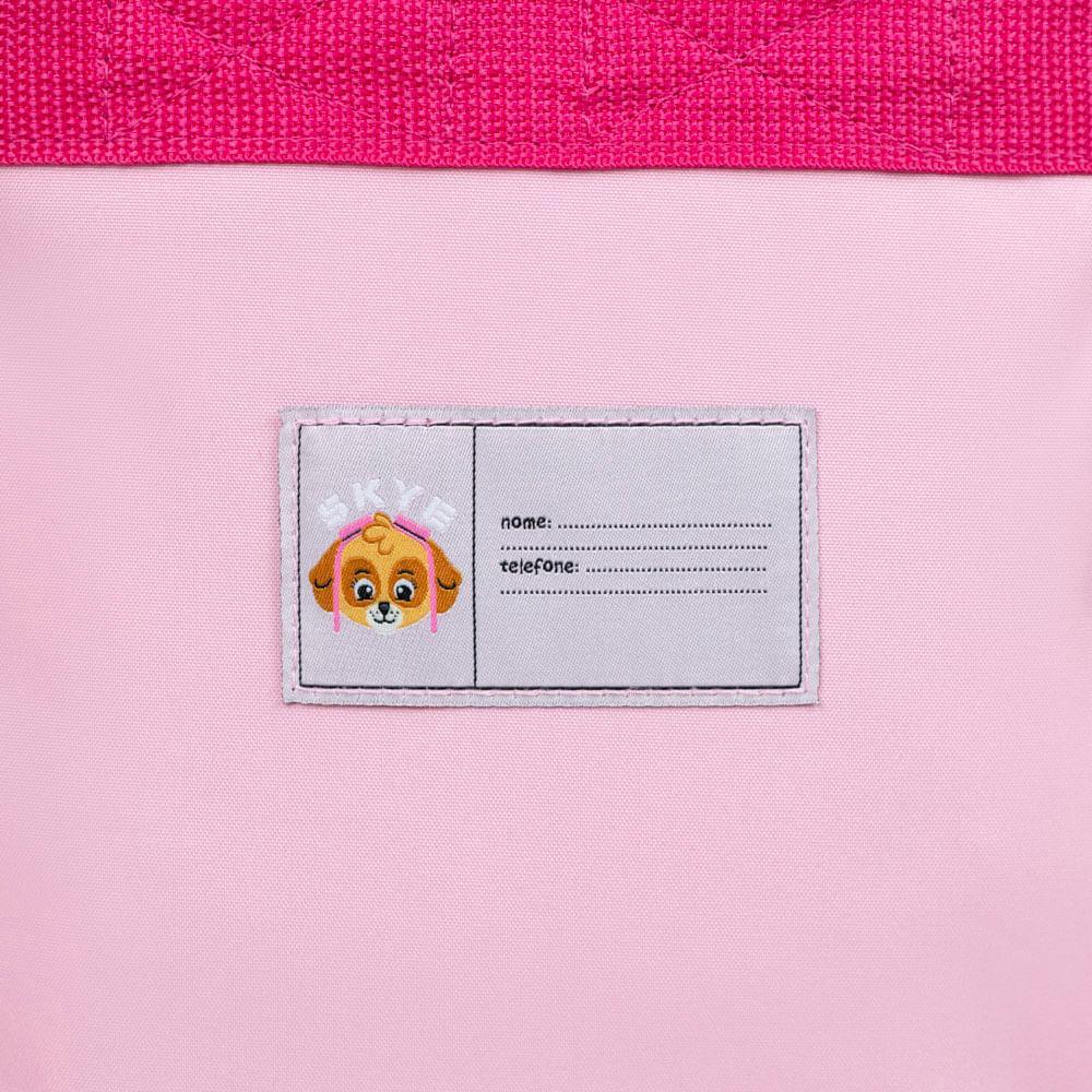 Mochila Escolar Feminina Patrulha Canina Skye Baby Rosa - 8