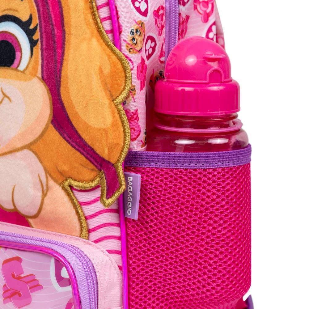 Mochila Escolar Feminina Patrulha Canina Skye Baby Rosa - 9