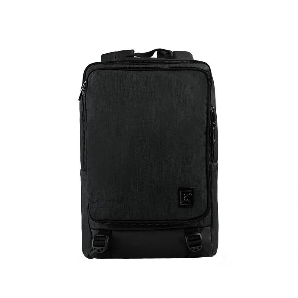Mochila Masculina Executiva Para Notebook City Block Preta - 1