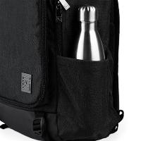 Mochila Masculina Executiva Para Notebook City Block Preta - 6