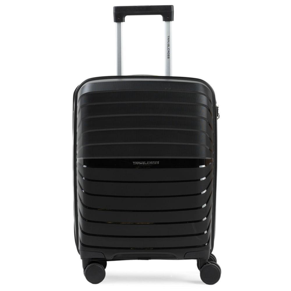 Mala de Viagem Pequena 10 Kg Polipropileno 4 Rodas Rover Preta - 1