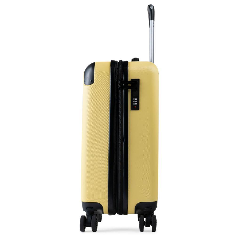 Mala de Bordo 10 Kg ABS 4 Rodas Turquia II Amarela - 3