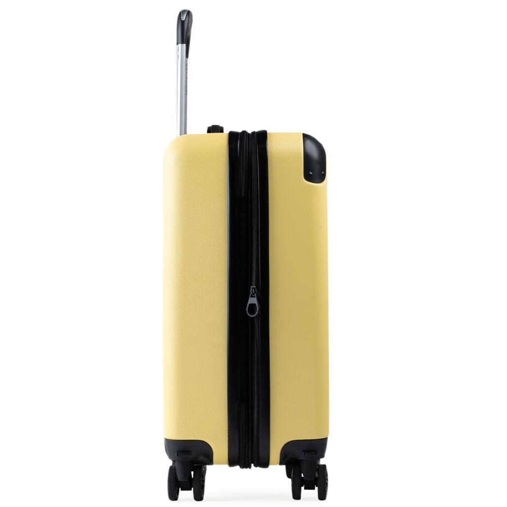 Mala de Bordo 10 Kg ABS 4 Rodas Turquia II Amarela - 5