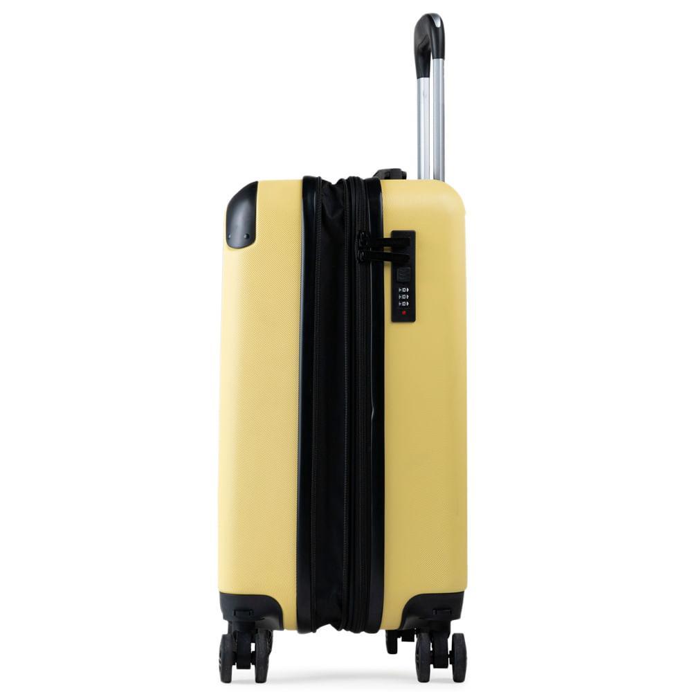 Mala de Bordo 10 Kg ABS 4 Rodas Turquia II Amarela - 6